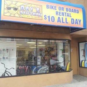 a sign above a store